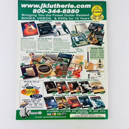 Vintage Guitar Magazine October 2004 Joe Satriani Cover