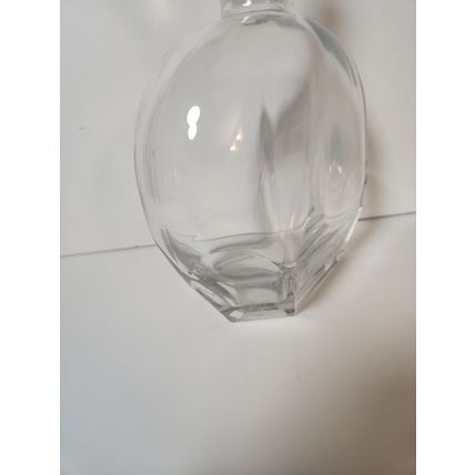 Luigi Bormioli Light & Music Crystal Decanter Bottle Italy Heavy 9" Vintage