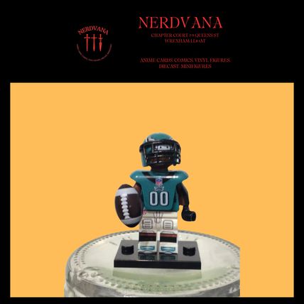 Minifigure Blocks Sports NFL American Football Philadelphia Eagles