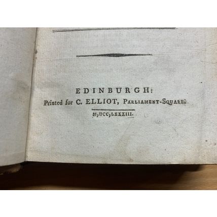 RARE* 1783 "A COLLECTION OF FARCE & ENTERTAINMENTS" THEATRE VOL 4 BOOK (T3)