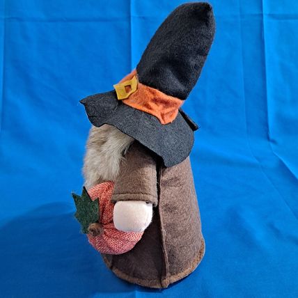 Homemade Lot 2 PILGRIM PLUSH GNOMES Bean Bag Thanksgiving Harvest Turkey Holiday