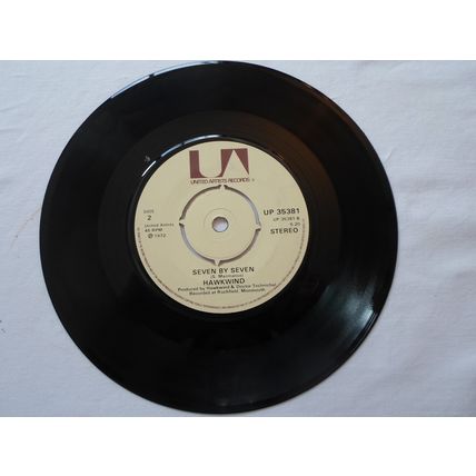 7" 1972 HAWKWIND , SILVER MACHINE , UP 35381. UNITED ARTISTS .SEVEN.NEAR MINT