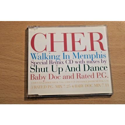 Cher – Walking In Memphis: Special Remix CD2 CDS (1995) VGC.