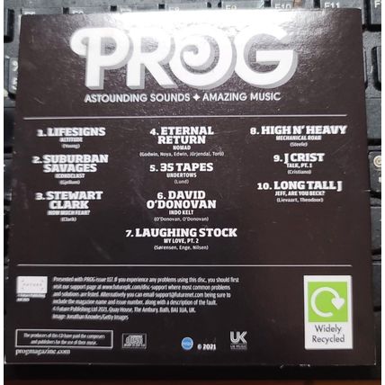 This Month's Best New Music CD Promo PROG Magazine 10 Tracks Album Issue 117