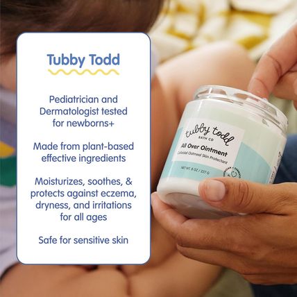 TUBBY TODD All over Ointment - Baby Eczema Cream - Everyday Multi-Purpose Baby S