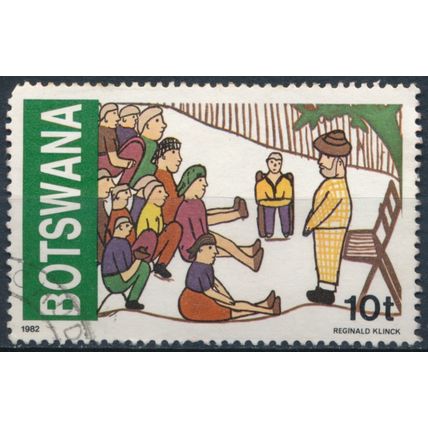 Children's Art: 10t - Botswana 1982 - FH - SG 508 (B)