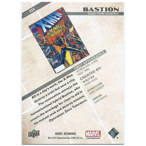 2012 Marvel Beginnings 2 - #328 - Bastion