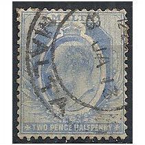 Malta 1911 SG53 2 1/2d Bright Blue Good/Fine Used .. .