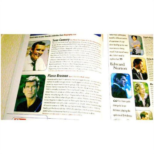 James Bond 007 American Airlines Promo In Flight magazine+note 2000 Heathrow