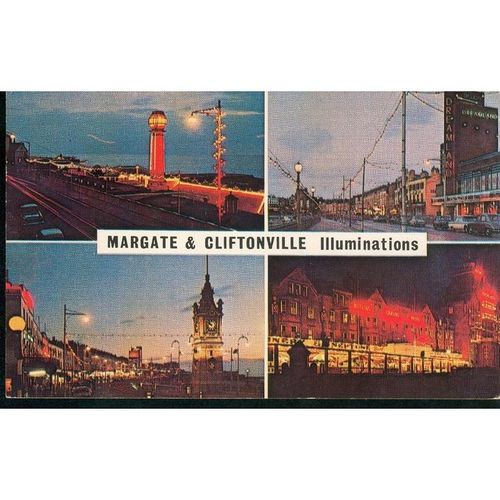 Margate & Cliftonville Illuminations, Kent - Multi-View 1965 - Plastichrome