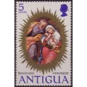 Antigua 1971 Christmas 5c Adoration of Shepherds Unmounted Mint NHM SG 310 stamp