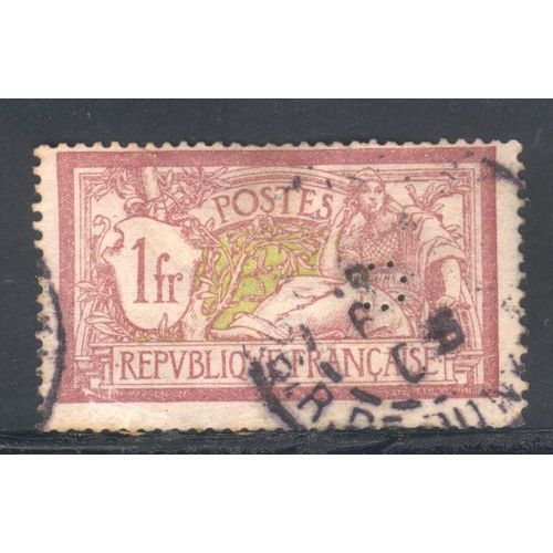 France 1900 - SG309 - 1fr red & green - "Olivier Merson" - used
