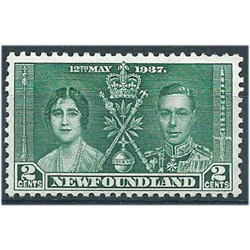 Newfgoundland 1937 SG254 2c Green Coronation Mounted Mint . ...