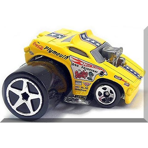Hot Wheels - Fatbax Plymouth Barracuda: 2004 First Editions #45/100 *Yellow*