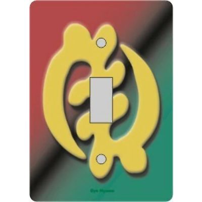 Gye Nyame Switch Plate (African American Single Switch Plate)