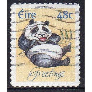 Eire 2004 Year of the Monkey - Greetings - Panda €0,48 s/a Used