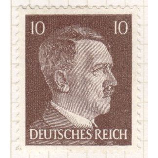 Germany 1941 - 10pf dark brown - Adolf Hitler - unused