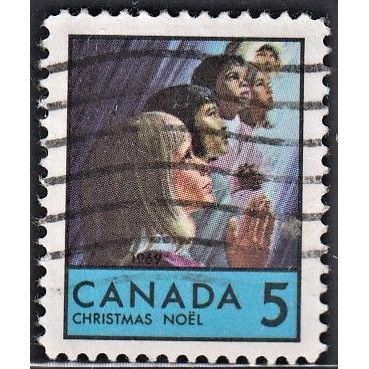 CANADA, 1969 5c Christmas, SG 644 (Scott #502), used