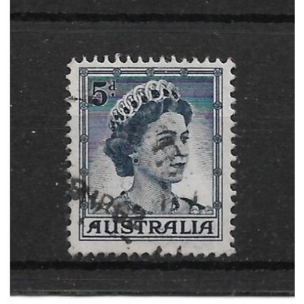 Australia.SG314 5d Queen Elizabeth II (Deep Blue).Fine Used.Jan22h