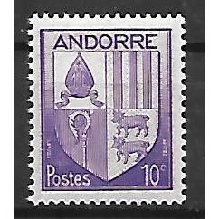 ANDORRE ( Andorra ) N° 93 NEUF ** ( MNH )