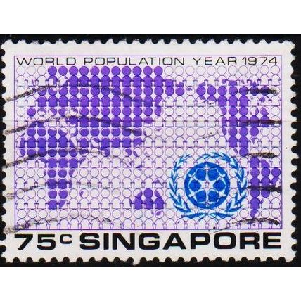 Singapore. 1974 75c S.G.240 Used