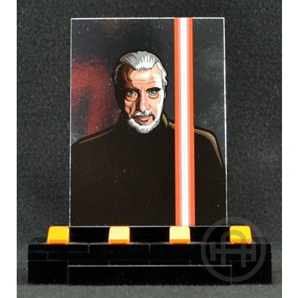 Topps Star Wars Galaxy 5 – Foil Art Insert Card #4 – Silver Parallel
