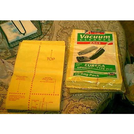NEW AMERICAN FARE EUREKA UPRIGHT TYPE F&G 10 VACUUM CLEANER BAGS - MODEL 2310