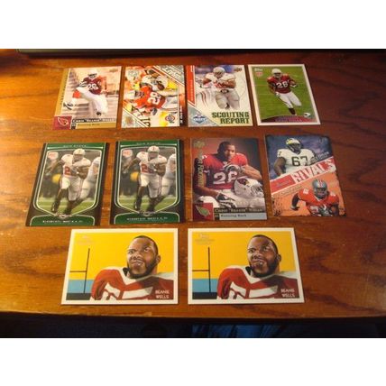 2009, 10-Rc Cards, BEANIE WELLS, Cardinals