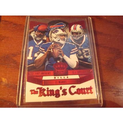 2014 Panini Crown Royale, 4-Cards, Stars/Inserts, SUH/GRAHAM/WITTEN