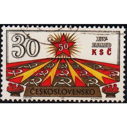 Czechoslovakia. 1971 30h S.G.1965 Used