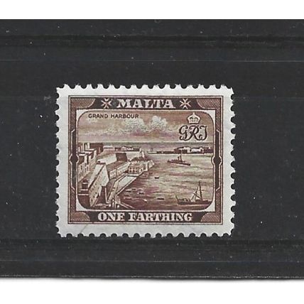 Malta.SG217 1/4d Grand Harbour,Valletta.Mounted Mint.Apr25o