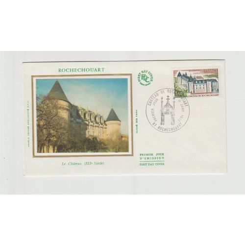 France silk FDC Rochehouart January 1975
