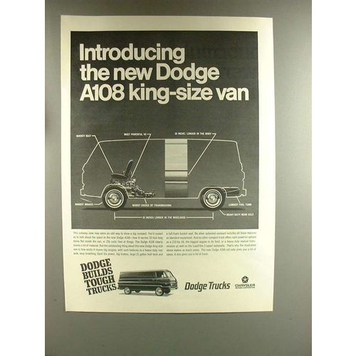 1967 Dodge A108 King-Size Van Ad!