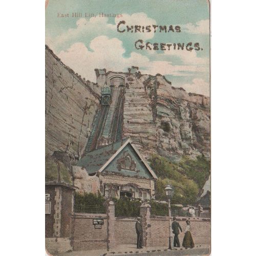 GB circa 1905 Christmas Greetings by Empire series no 214 with glitter see rest