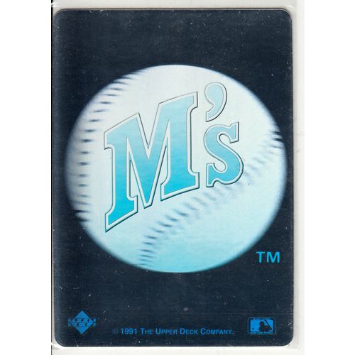1991 Upper Deck baseball Seattle Mariners Hologram Logo