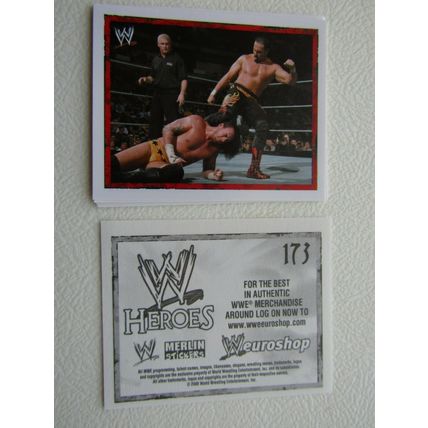 Topps - Merlin 2008 WWE Heroes Wresting Stickers 1-216 & P1-P15 Variants (EB2)