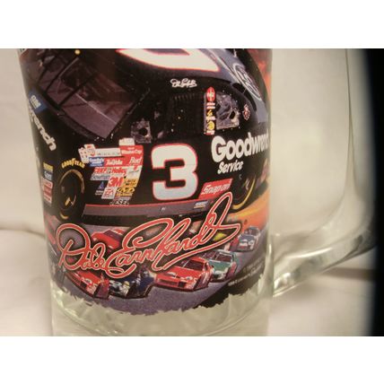 Nascar Dale Earhardt Sr #3 Goodwrench Glass Mug