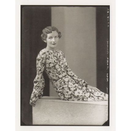 Nancy Mitford Book Author Rare Award Photo NPG Gallery Postcard