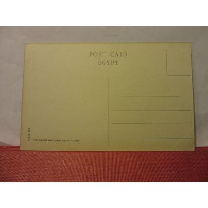La ROUTE des PYRAMIDES, Le CAIRE, EGYPT vintage unused postcard =