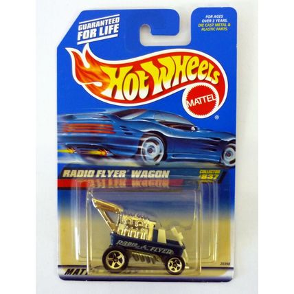Hot Wheels Radio Flyer Wagon #837 Blue Die-Cast Car 1999