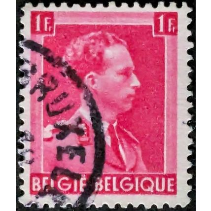 STAMP BELGIUM SG747 1941 1Fr King Leopold III Used
