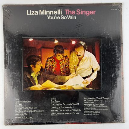 Liza Minnelli - The Singer Vinyl LP Record Album KC 32149