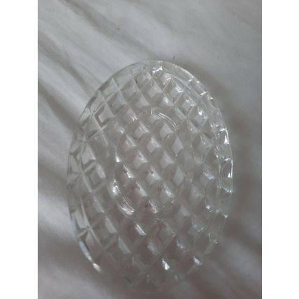 VINTAGE GLASS SAUCE BOAT AND DISH