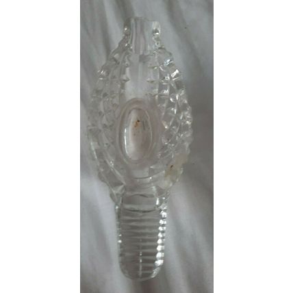VINTAGE GLASS SAUCE BOAT AND DISH