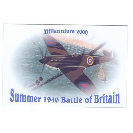 2000 POSTCARD 60TH ANNIVERSARY BATTLE OF BRITAIN