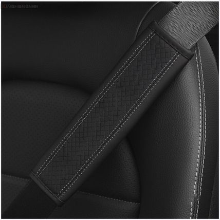 Safety Shoulder Strap Cover Universal UK 2pcs Leather Car Seat Belt Cover Pad