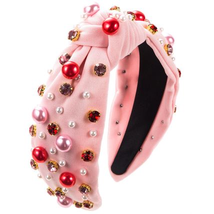 Women's Embellished Jewelled Headband Hairband Tiara Fabrics Crown Wedding party