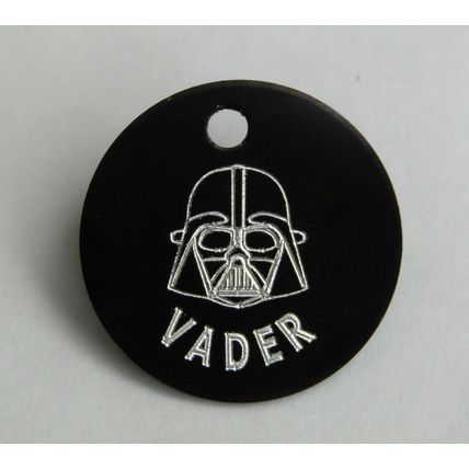 Pet ID, Luggage Tags etc, Round FREE ENGRAVING BOTH SIDES FREE POST