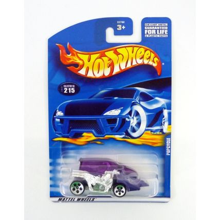 Hot Wheels Popcycle #215 Purple Die-Cast Car 2001