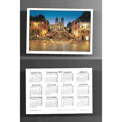Calendarietto Pubblicitario 2004 - Roma 04